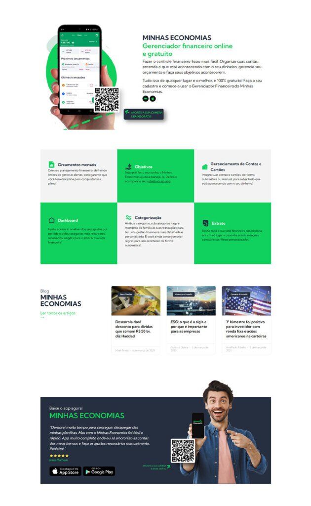 Portfólio Offweb Criação de Sites 0005 Home Minhas Economias Portfolio Completo