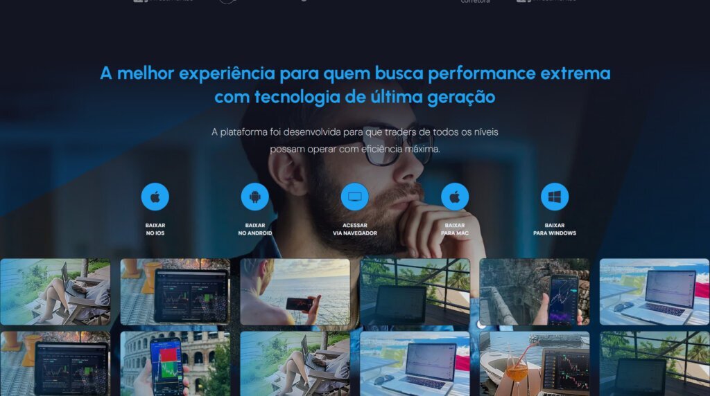 Slices Prints 02 Portfolio Modernização de site WordPress - Site RcoketTrader